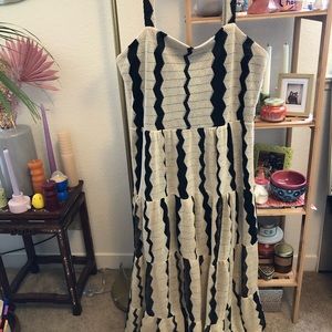 Zara Stripe Zig Zag Dress